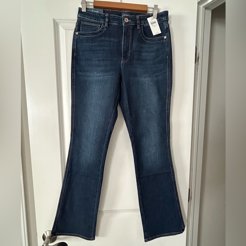 J. Jill Blue Flare & Wide Leg Jeans